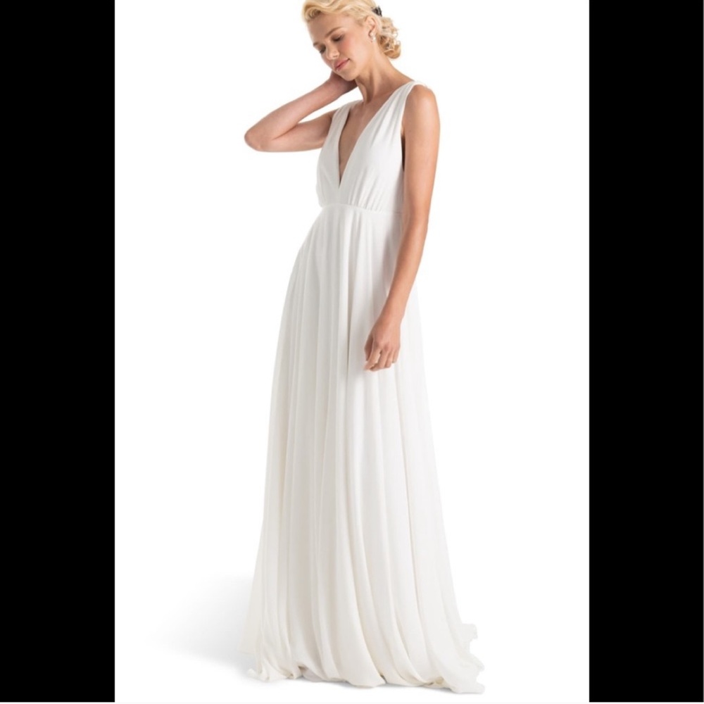 Joanna August white gown